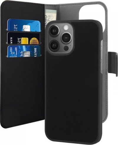 Mbulesë telefoni Puro 2 In1 për iPhone 13 Pro Max, polikarbonat dhe TPU, e zezë