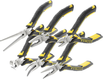 Set pinca mini Stanley FMHT0-80541, 6 copë, çelik, doreza bi-materiale