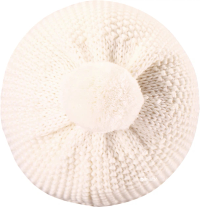 Kapelë dimërore për bebe Lassie by Reima 718746, XS 44-46 cm, me pompon, e bardhë