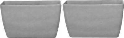Set vazo lulesh BARIS Stone, 74 cm, 2 copa, gri