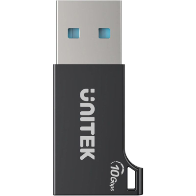 Adapter USB Unitek USB A në USB C, 10 Gbps, i zi
