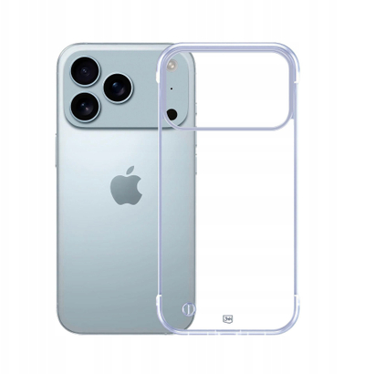 Mbulesë telefoni 3MK Just20g Clear Case për iPhone 17 Pro Max, shumë e lehtë, transparente