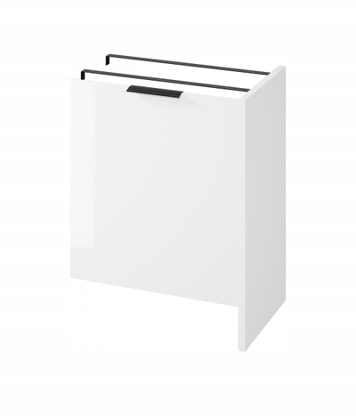 Dollap lavatriçje Cersanit City 65 me dyer, i bardhë