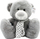 Плишано мече Tulilo Silver Collection, 25 cm, сиво