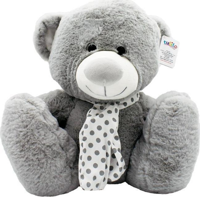 Плишано мече Tulilo Silver Collection, 25 cm, сиво