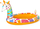 Pishinë për fëmijë Giraffe Bestway, 266x157cm