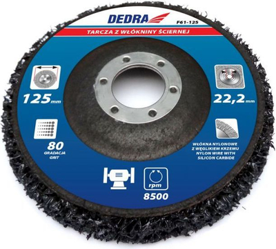 Disk gërryes Dedra, 125 x 22.2mm