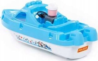 Lodër varkë Polesie Cutter Captain, për lojëra uji, shumëngjyrëshe