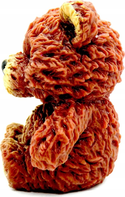 Антистрес играчка Хипо Медо, меко мече со зрнца, 7cm, повеќебојна