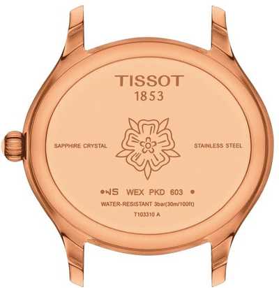 Orë dore për femra Tissot Bella Ora, bezhë