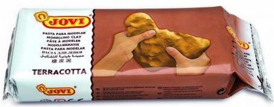 Моделарска паста Jovi Modeling Pasta, 500g, теракота