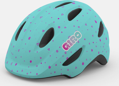 Kaskë biçiklete Giro Scamp Youth, XS, për fëmijë, teal mat