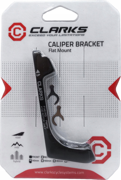 Adapter frenash Clarks 140mm Post Mount, për rrotë të përparme, për biçikleta rrugore