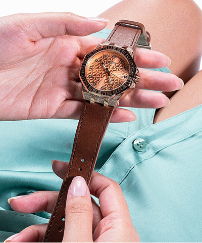 Orë dore për femra Guess Insignia GW0547L2, e kaftë