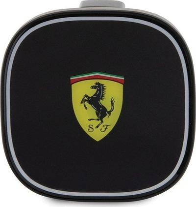 Mbajtëse magnetike për makinë Ferrari MagSafe 2023, karikim wireless 15W, USB C, e zezë