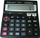 Kalkulator tavoline Vector KAV CD-2460, 12 shifra, solar dhe bateri, gri
