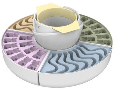 Makineri për karamele Cecotec Fun&Sugar Gummy, 40W, kallëpe silikoni, e bardhë