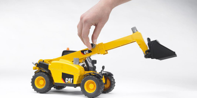 Makinë lodër Bruder Professional Series CAT Telehandler (02141), i verdhë