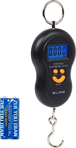 Peshore bagazhi BLOW, portative 50kg, me ekran LCD, e zezë