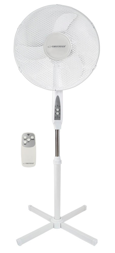 Ventilator në këmbë Esperanza EHF007WW, 45W, 130 cm, i bardhë