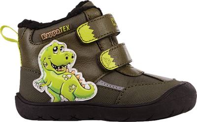 Çizme dimri për kalamoj Kappa Claw Tex Jr, KappaTEX, me shirit ngjitës, jeshile