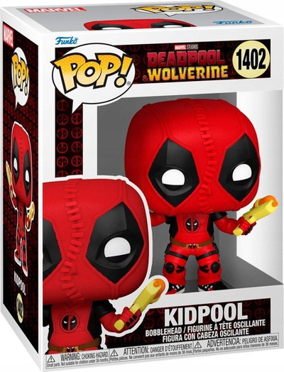 Figurë Funko Pop Marvel Kidpool 1402, Deadpool and Wolverine, e kuqe e zezë