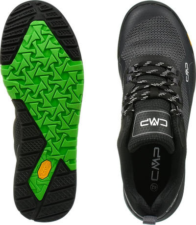 Këpucë çiklizmi për mal CMP Lothal Bike Shoe, për burra, taban Vibram, të zeza