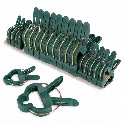Кламери за растенија ProGarden Plant Clips, сет 20 парчиња, пластика, зелена