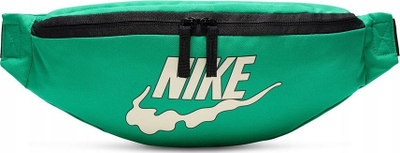 Çantë beli Nike Heritage FN0892-324, rrip i rregullueshëm, xhep me zinxhir, e gjelbër