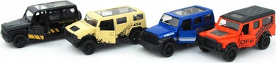 Makine lodër off-road metal, shkallë 1:42, me friksion, shumëngjyrëshe