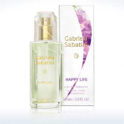 Eau de Toilette Gabriela Sabatini Happy Life, 60 ml