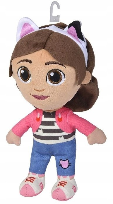 Kukull pelushi Simba Gabby's Dollhouse Gabby, 45 cm, për fëmijë, shumëngjyrëshe