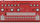 Машина за ритам Behringer RD-6 Rhythm Designer, аналогна, со дисторзија, црвена
