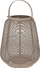 Fener dekorativ Home Styling Collection Minimal, metal, me dorezë, bezhë