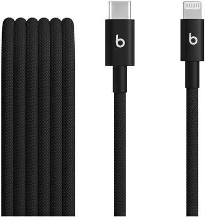 Kabllo BEATS USB C në Lightning, 1.5m, e endme, e zezë
