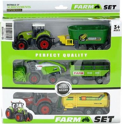 Set lodrash ferme Adar Farm Set 523159, 6 pjesë, për kalamaj 3+, shumëngjyrësh