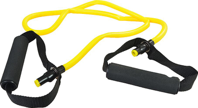 Еластична лента за фитнес SMJ GB-S2109 Heavy, со рачки, жолта