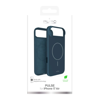 Kapak telefoni Puro Protective Case për iPhone 17 Pro, MagSafe, TPU, ngjyrë turquoise