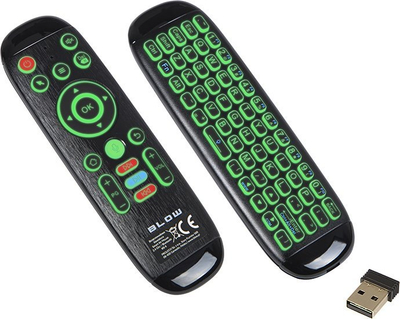 Tastierë wireless KS-5, 2.4GHz, air mouse, e zezë