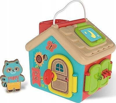 Lodër aktiviteti Clementoni Lock & Key House 17857, Montessori, 18 muaj+, shumëngjyrëshe