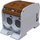 Bllok terminal Simet STB 95-2 SIMBLOCK, Al/Cu, për shinë TS 35, kafe