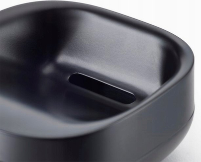 Pjatë sapuni Joseph Joseph Bathroom Slim Compact, bazë kundër rrëshqitjes, e zezë mat