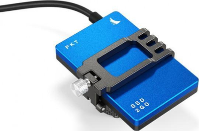 Mbajtëse për SSD Angelbird SSD2GO PKT, për montim në pajisje, e zezë