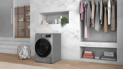 Tharëse rrobash Whirlpool W7 D93SB EE, 9 kg, A+++, gri