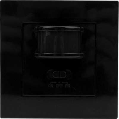 Senzor lëvizjeje ECOLIGHT PIR CP-1CC, 9m, 400W, i zi