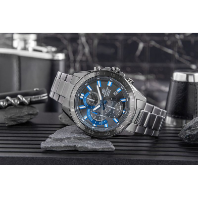 Orë dore Casio EFV-550GY-8AVUEF, kronograf, për meshkuj, gri