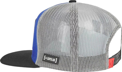 Kapuç Capslab Space Mission NASA Snapback CL NASA 1 US1, poliester, rrjetë ajrosëse, blu e zezë gri