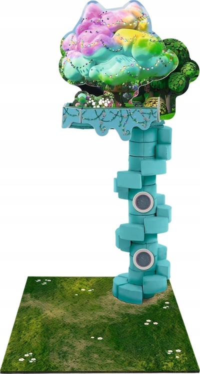 Set ndërtimi Brick Trick Fairy Garden, kështjellë me tulla, për kalamaj