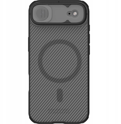 Mbulesë telefoni Nillkin Camshield Pro Magnetic për iPhone 17 Air, transparente e zezë