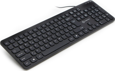Tastierë Powerton LIFE SLIM, USB, shtrirje CZ SK, e zezë